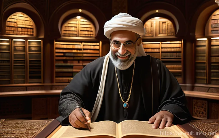 문화예술사로서의 자기계발 - **Prompt:** A wise, distinguished historian, with a warm smile and a traditional demeanor, sits at a...