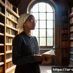 문화예술사 자격증의 장점과 단점 - **Prompt 1: "A young, bright-eyed woman, wearing modest contemporary attire (long-sleeved shirt, tro...